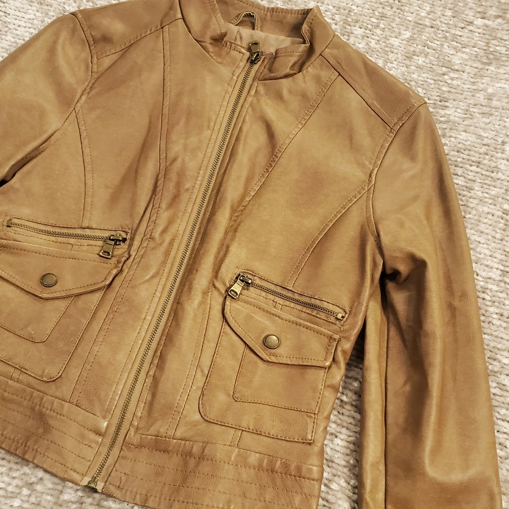 Xhilaration Faux Leather Jacket - Picture 3 of 7
